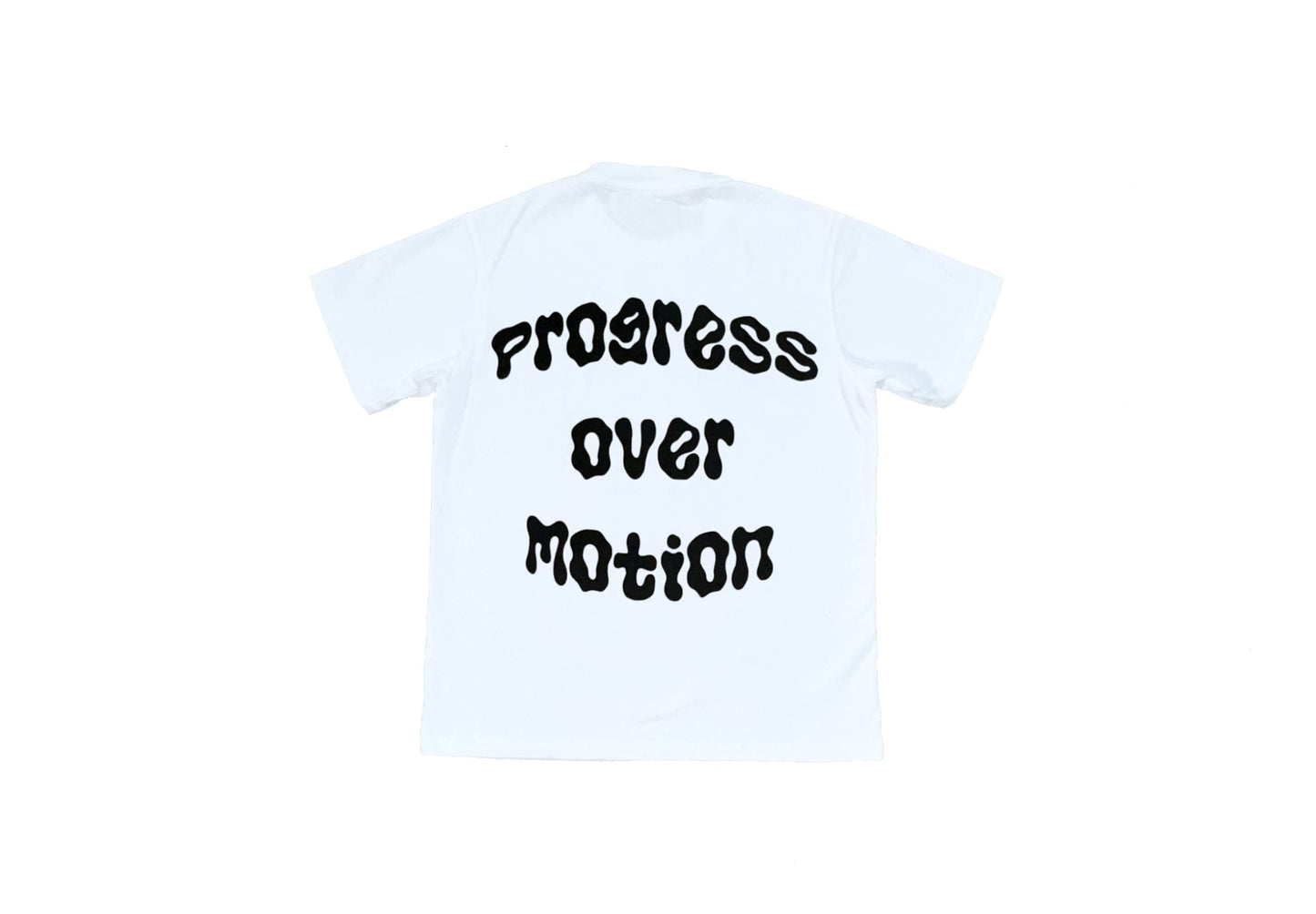 Progress Over Motion - White