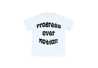 Progress Over Motion - White